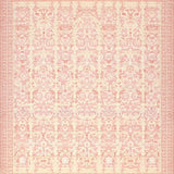 Ultra Soft Area Rug, Non Slip, Stain Resistant, Washable Area Rugs for Living Room, Bedroom, Preppy Scallop Bow Accent Rug Ribbon Motif Coquette Design with Curved Edges(Pink)