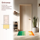 Eco Friendly Earthy Rainbow Motif(Yellow)