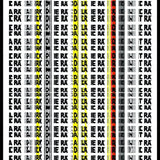Unique Contemporary Text Motif(Red)