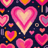 Ultra Soft Area Rug, Non Slip, Stain Resistant, Washable Area Rugs for Living Room, Bedroom, Vivid Whimsical Pink Color Splash(Purple)