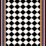 Artistic Retro Inspired Geometric Layout(Black)