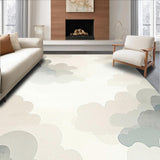 Ivory Cloud Area Dreamy with Artistic Shape for Home(Beige)