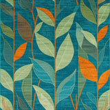 Contemporary Floral Abstract Aesthetic(Blue)