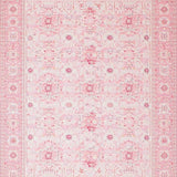 Ultra Soft Area Rug, Non Slip, Stain Resistant, Washable Area Rugs for Living Room, Bedroom, Trendy Blush Minimalist Cozy Appeal(Pink)