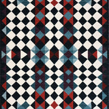 Ultra Soft Area Rug, Non Slip, Stain Resistant, Washable Area Rugs for Living Room, Bedroom, Vibrant Modern Geometric Outdoor Piece(Black)