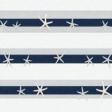 Coastal Nautical Striped Elegance(Blue)