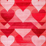 Luxurious Plush Heart Decoration(Red)