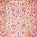 Ultra Soft Area Rug, Non Slip, Stain Resistant, Washable Area Rugs for Living Room, Bedroom, Luxurious Soft Pastel Elegance(Pink)