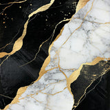 Chic Abstract Marble Aesthetic(Black)