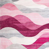 Artistic Color Wave Design(Pink)