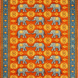 Ultra Soft Area Rug, Non Slip, Stain Resistant, Washable Area Rugs for Living Room, Bedroom, Chic Nature-Inspired Entrance Accent(Orange)