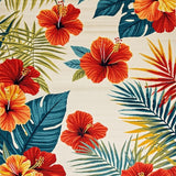 Ultra Soft Area Rug, Non Slip, Stain Resistant, Washable Area Rugs for Living Room, Bedroom, Lively Multicolored Leaf Motif(Red)