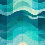 Ultra Soft Area Rug, Non Slip, Stain Resistant, Washable Area Rugs for Living Room, Bedroom, Coastal Wave Surfboard Rug Decorative Floor Carpet Ocean Theme Home Decor(Blue)