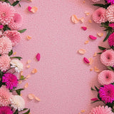 Ultra Soft Area Rug, Non Slip, Stain Resistant, Washable Area Rugs for Living Room, Bedroom, Romantic Pink Floral Bathroom Non-Slip Rug(Pink)