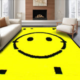 Ultra Soft Area Rug, Non Slip, Stain Resistant, Washable Area Rugs for Living Room, Bedroom, Striking Modern Youthful Expression(Yellow)
