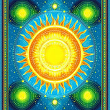 Lively Retro Circle(Blue)