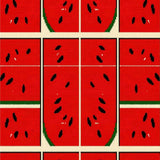 Artistic Round Fruit Design(Red)
