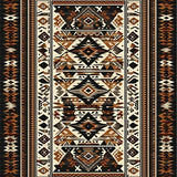 Ultra Soft Area Rug, Non Slip, Stain Resistant, Washable Area Rugs for Living Room, Bedroom, Stylish Contemporary Diamond Print(Brown)