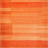 Ultra Soft Area Rug, Non Slip, Stain Resistant, Washable Area Rugs for Living Room, Bedroom, Rustic Short Pile Elegance(Orange)
