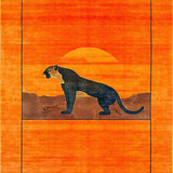 Ultra Soft Area Rug, Non Slip, Stain Resistant, Washable Area Rugs for Living Room, Bedroom, Lively Exotic Pattern Fusion(Orange)