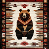 Ultra Soft Area Rug, Non Slip, Stain Resistant, Washable Area Rugs for Living Room, Bedroom, Natural Outdoor Scene Elements(Brown)