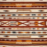 Ultra Soft Area Rug, Non Slip, Stain Resistant, Washable Area Rugs for Living Room, Bedroom, Striking Tiled Pattern in Rich Hues(Brown)