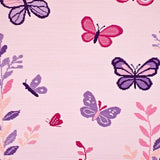 Ultra Soft Area Rug, Non Slip, Stain Resistant, Washable Area Rugs for Living Room, Bedroom, Playful Pastel Butterfly Aesthetic(Pink)