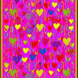 Joyful Radiant Pink Splash Art(Pink)