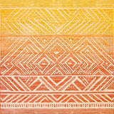 Ultra Soft Area Rug, Non Slip, Stain Resistant, Washable Area Rugs for Living Room, Bedroom, Modern Freeform Color Blend Style(Orange)