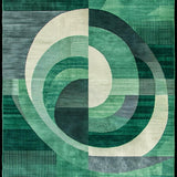 Trendy Subtle Patterned Fusion(Green)