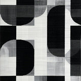 Chic Monochrome Lattice Design(Black)