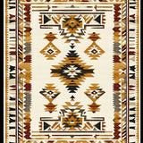 Ultra Soft Area Rug, Non Slip, Stain Resistant, Washable Area Rugs for Living Room, Bedroom, Contemporary Natural Textured Elements(Beige)