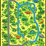 Charming Dino Themed Learning Environment(Green)