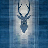 Chic Nature Inspired Geometric Layout(Blue)