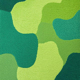 Ultra Soft Area Rug, Non Slip, Stain Resistant, Washable Area Rugs for Living Room, Bedroom, Whimsical Green Cat Kids Bedroom Rug(Green)