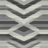 Ultra Soft Area Rug, Non Slip, Stain Resistant, Washable Area Rugs for Living Room, Bedroom, Dynamic Striped Contemporary Flair(Black)