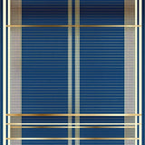 Ultra Soft Area Rug, Non Slip, Stain Resistant, Washable Area Rugs for Living Room, Bedroom, Scandinavian Modern Stripe(Blue)