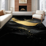 Elegant Black White Artful Display(Black)