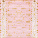 Ultra Soft Area Rug, Non Slip, Stain Resistant, Washable Area Rugs for Living Room, Bedroom, Sleek Transitional Pink Tasseled Rug(Pink)