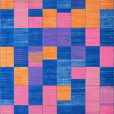 Contemporary Colorful Symmetric Layout(Blue)