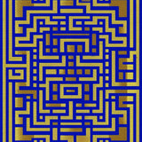 Ultra Soft Area Rug, Non Slip, Stain Resistant, Washable Area Rugs for Living Room, Bedroom, Classic Pattern Office Study Area Rug 5x7ft(Gold)