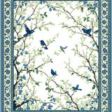 Springtime Rustic Twig Motif(White)