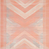 Ultra Soft Area Rug, Non Slip, Stain Resistant, Washable Area Rugs for Living Room, Bedroom, Vibrant Abstract Geometric Harmony(Pink)