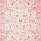 Ultra Soft Area Rug, Non Slip, Stain Resistant, Washable Area Rugs for Living Room, Bedroom, Luxurious Pink Petal Arrangement(Pink)