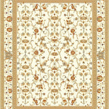 Ultra Soft Area Rug, Non Slip, Stain Resistant, Washable Area Rugs for Living Room, Bedroom, Beige Geometric Modern Boho Artistry(Ivory)