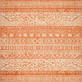 Ultra Soft Area Rug, Non Slip, Stain Resistant, Washable Area Rugs for Living Room, Bedroom, Rustic Burnt Orange Rug(Orange)