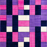 Ultra Soft Area Rug, Non Slip, Stain Resistant, Washable Area Rugs for Living Room, Bedroom, Modern Abstract Circular Patterns(Purple)
