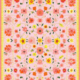 Ultra Soft Area Rug, Non Slip, Stain Resistant, Washable Area Rugs for Living Room, Bedroom, Delightful Soft Pastel Typography(Pink)