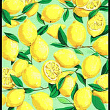 Contemporary Lemon Print Delight(Yellow)