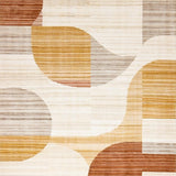 Ultra Soft Area Rug, Non Slip, Stain Resistant, Washable Area Rugs for Living Room, Bedroom, Brown Beige Abstract Area(Beige)